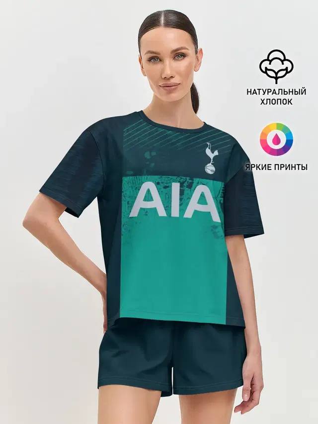 Женская пижама с шортами с принтом «Tottenham — Kane alternative 18-19»