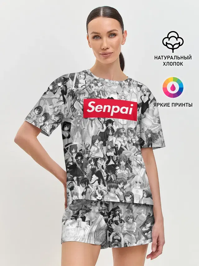 Женская пижама с шортами
