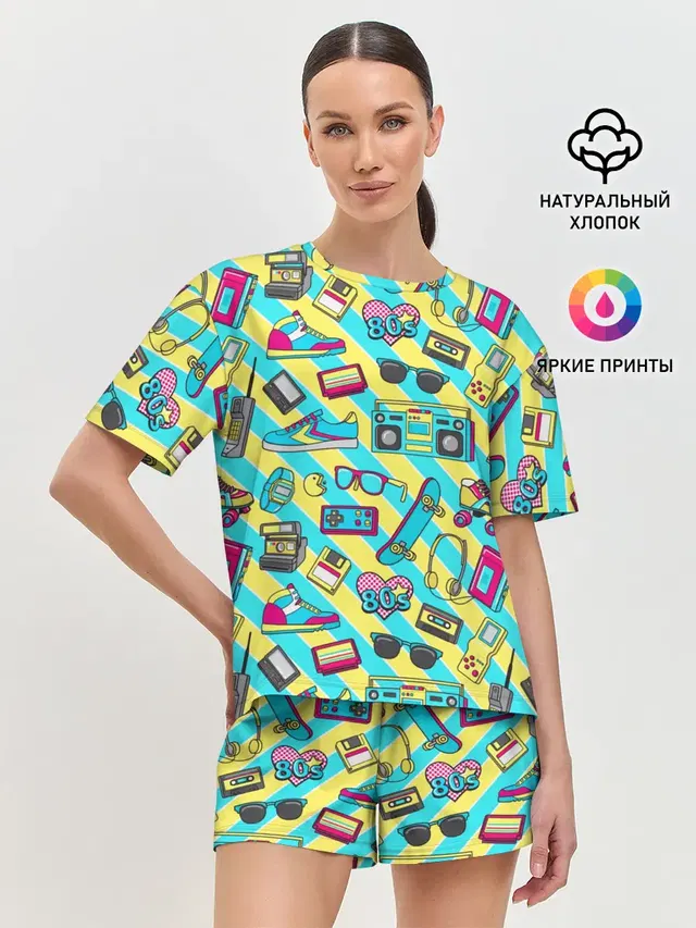 Женская пижама с шортами
