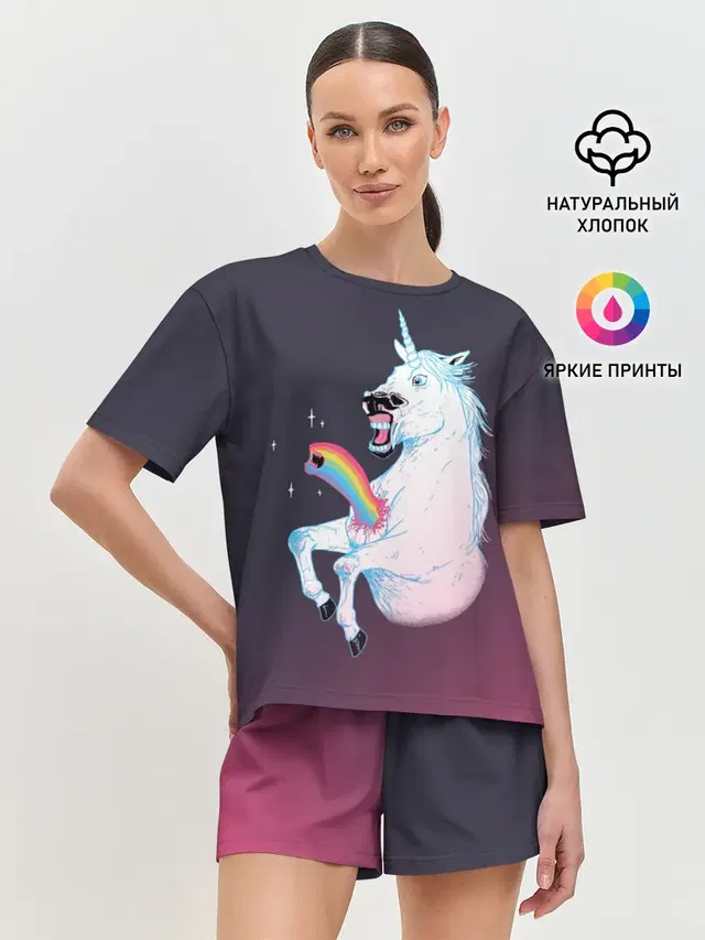 Женская пижама с шортами