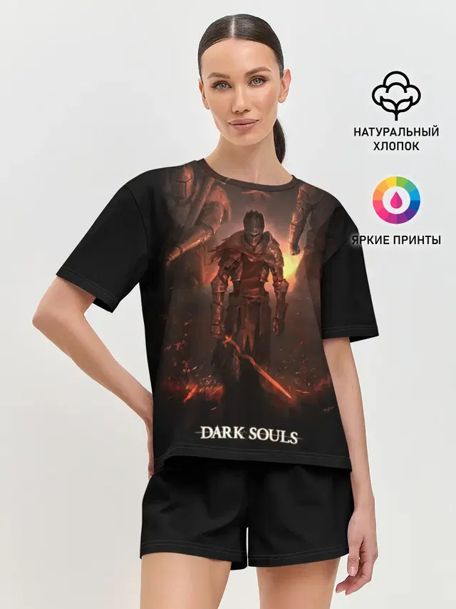 Женская пижама с шортами