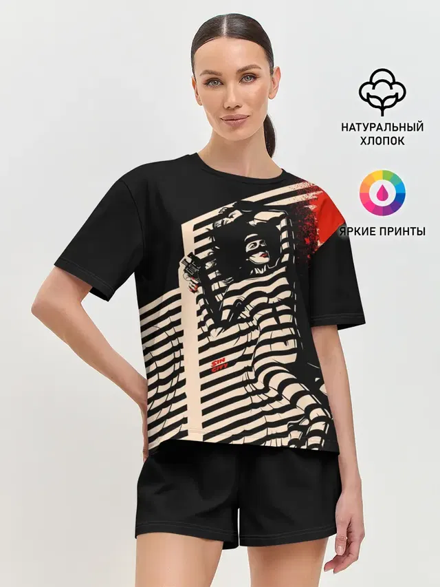 Женская пижама с шортами