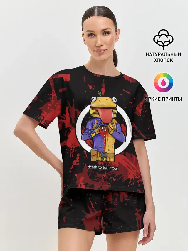 Женская пижама с шортами