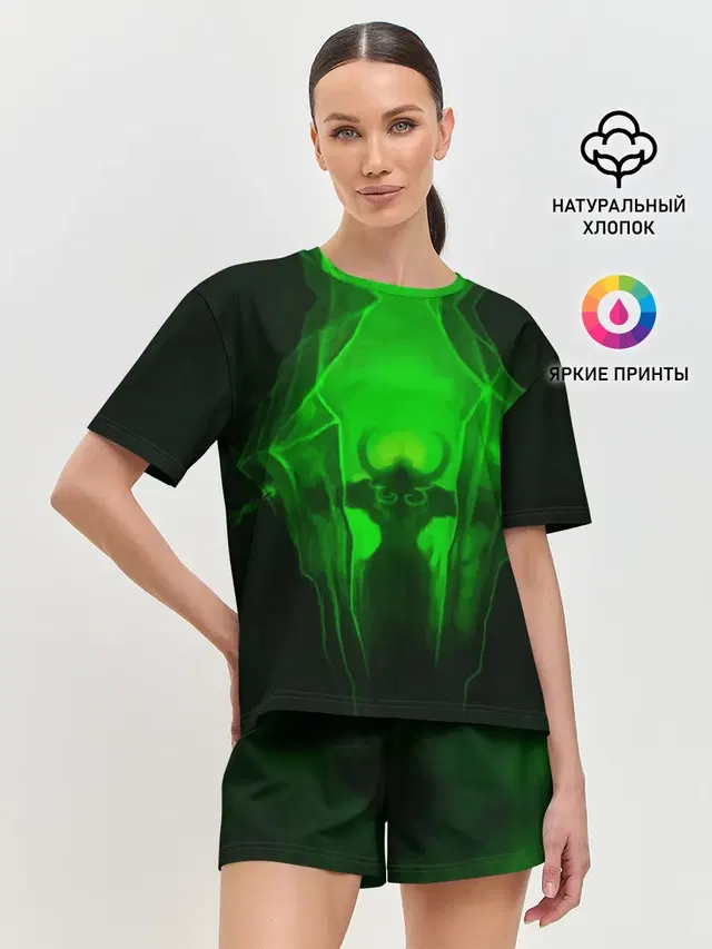 Женская пижама с шортами