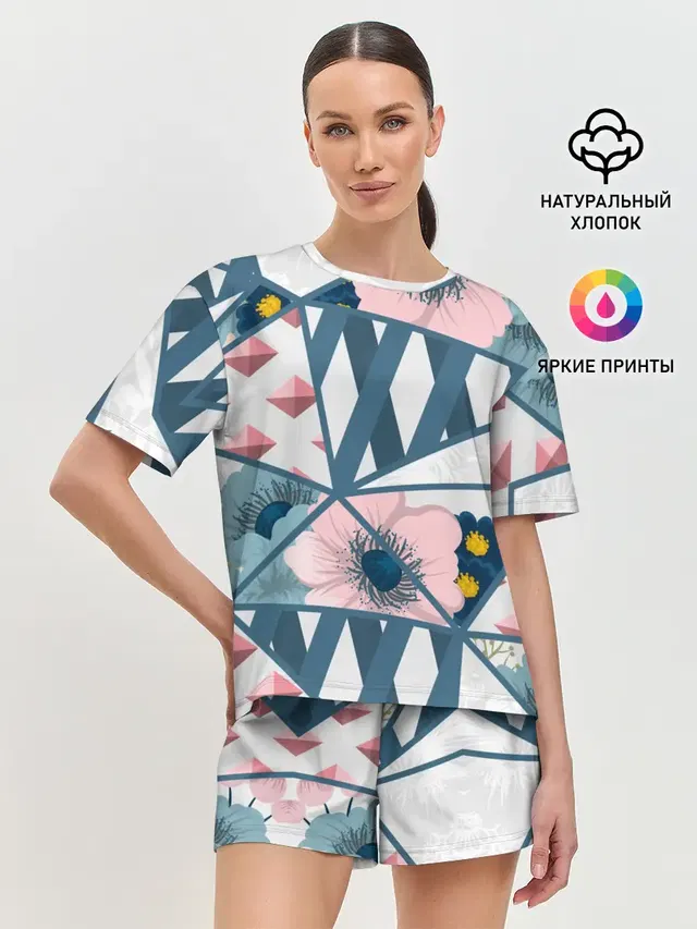 Женская пижама с шортами