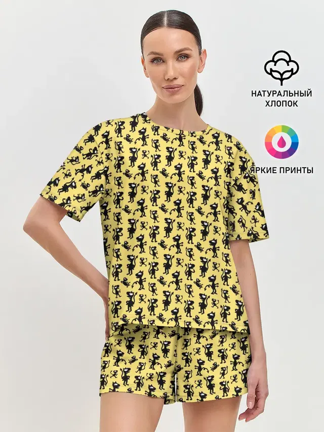 Женская пижама с шортами