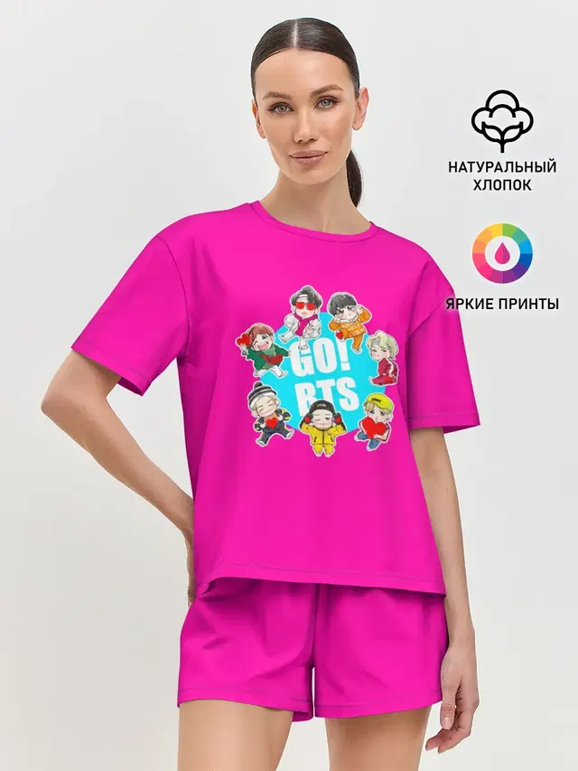 Женская пижама с шортами