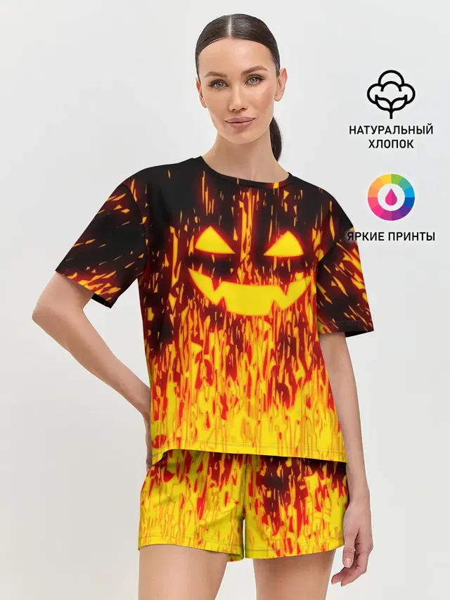 Женская пижама с шортами