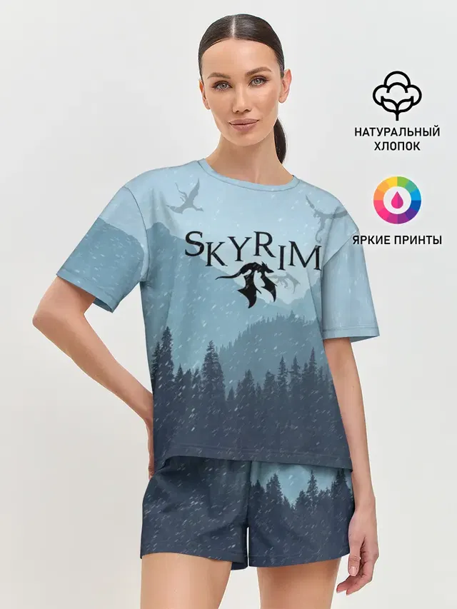 Женская пижама с шортами
