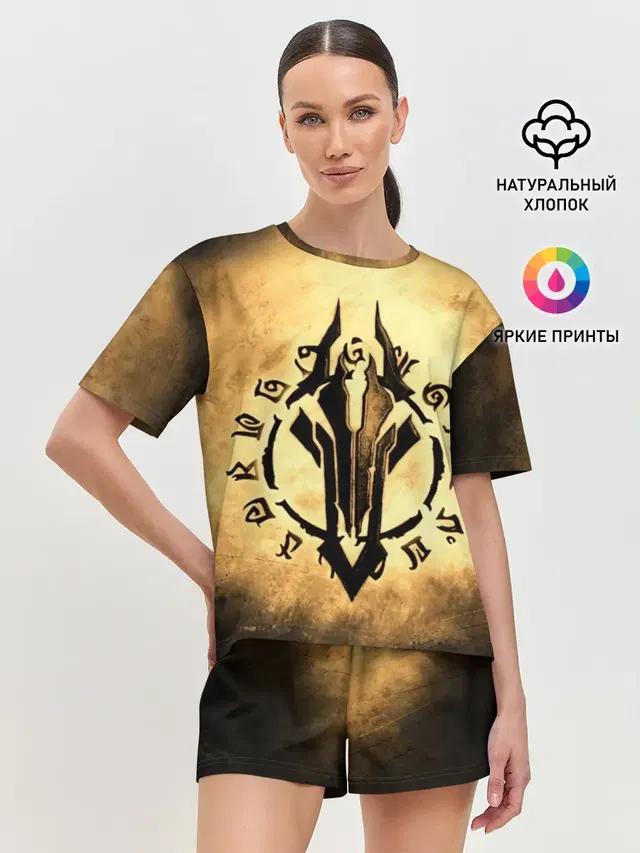 Женская пижама с шортами
