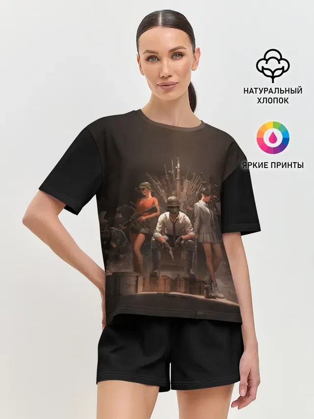 Женская пижама с шортами