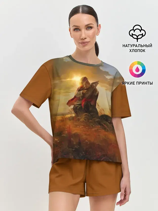 Женская пижама с шортами