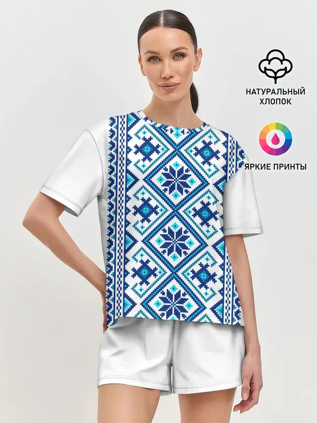 Женская пижама с шортами