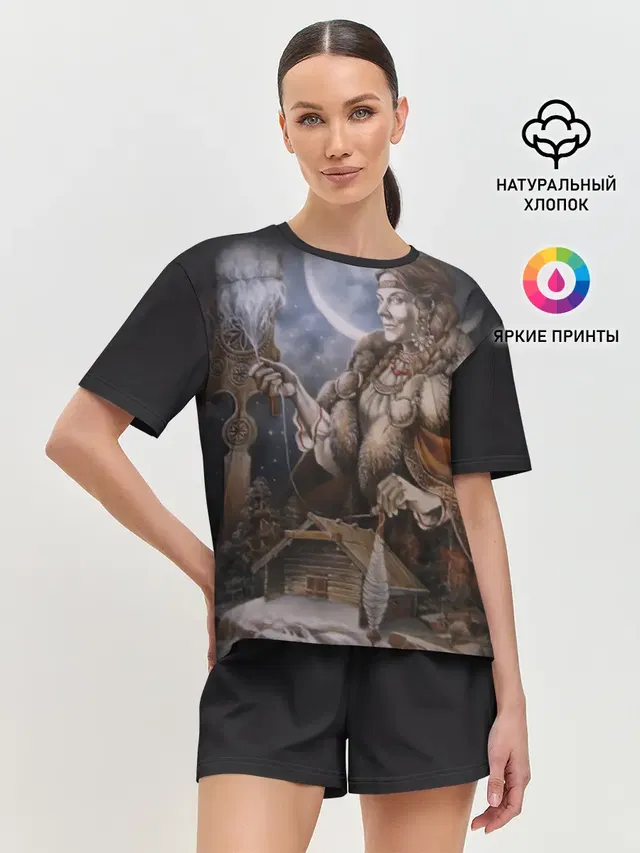 Женская пижама с шортами