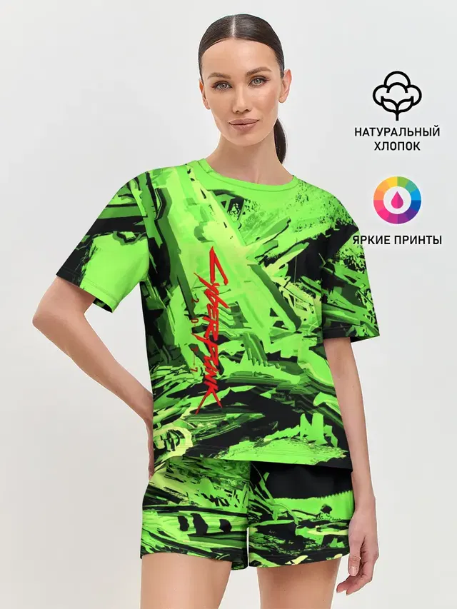 Женская пижама с шортами