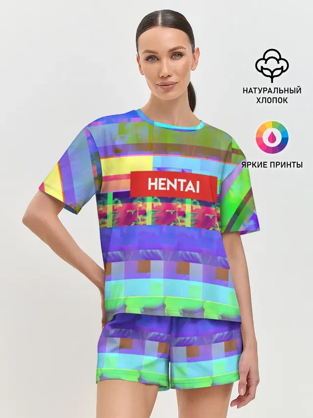 Женская пижама с шортами