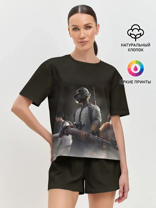 Женская пижама с шортами