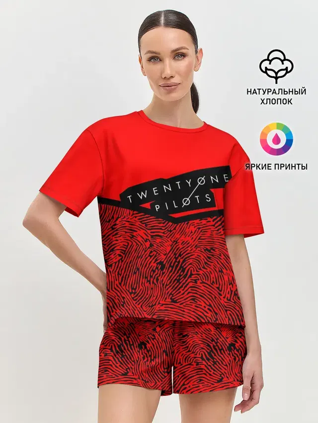 Женская пижама с шортами