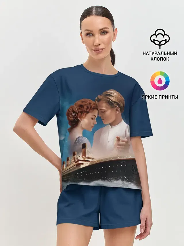 Женская пижама с шортами