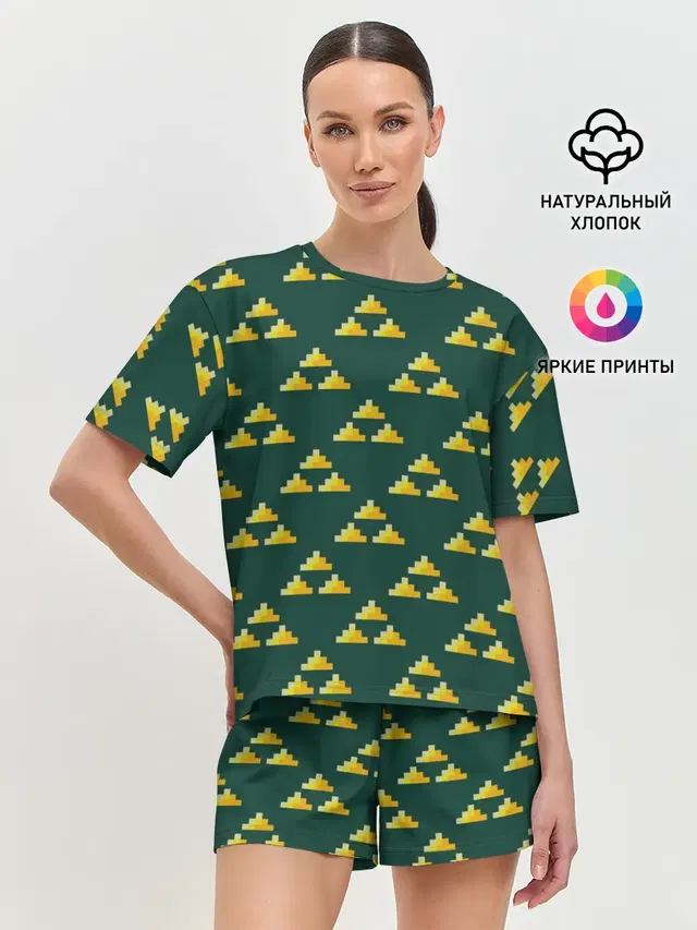 Женская пижама с шортами с принтом «The Legend of Zelda»