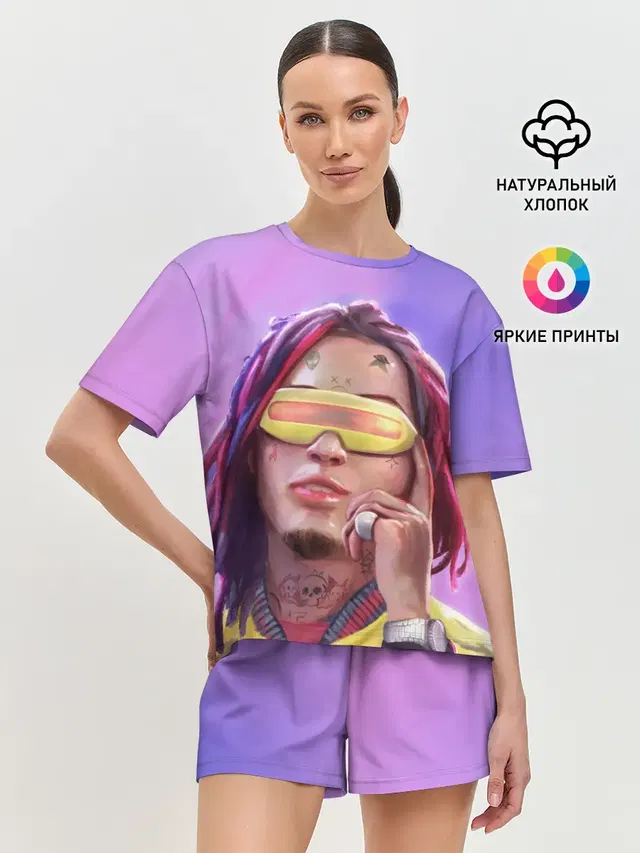 Женская пижама с шортами