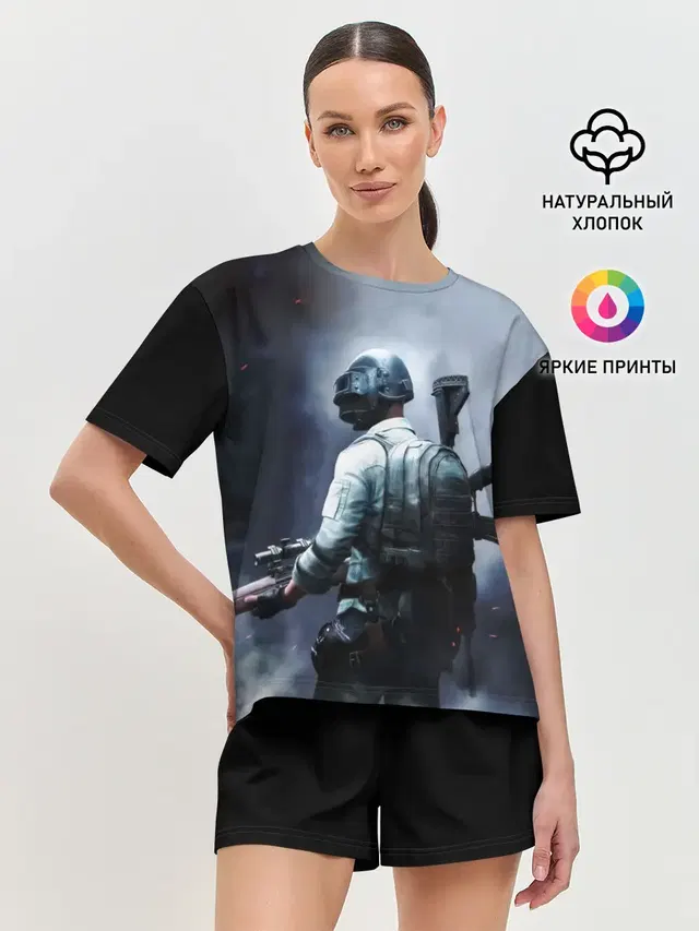 Женская пижама с шортами