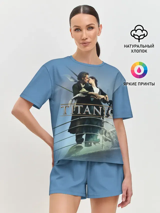 Женская пижама с шортами