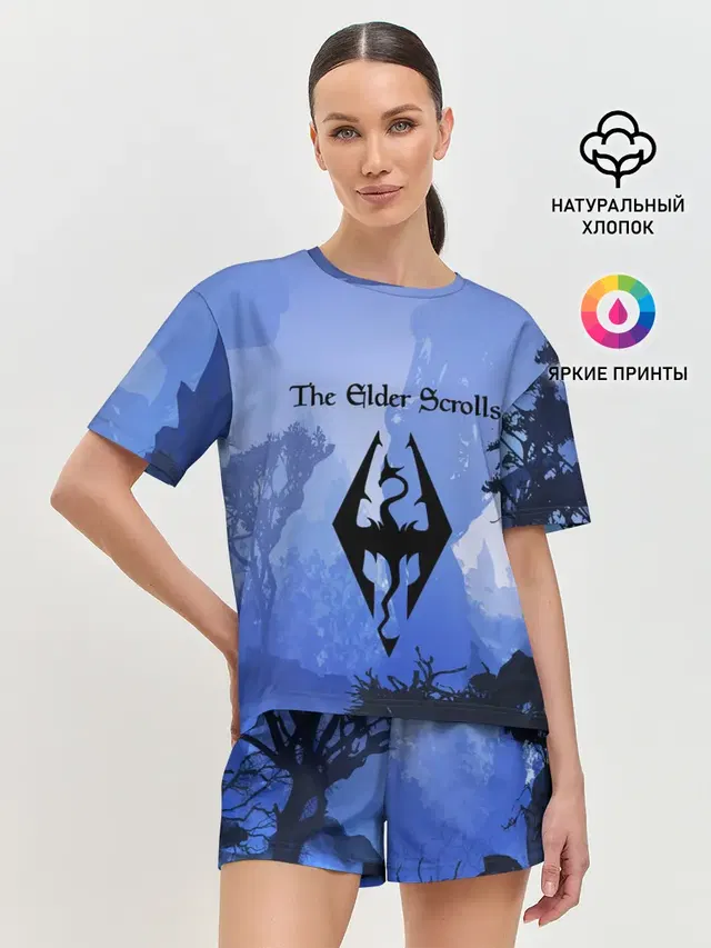 Женская пижама с шортами