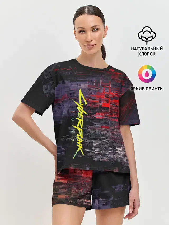 Женская пижама с шортами