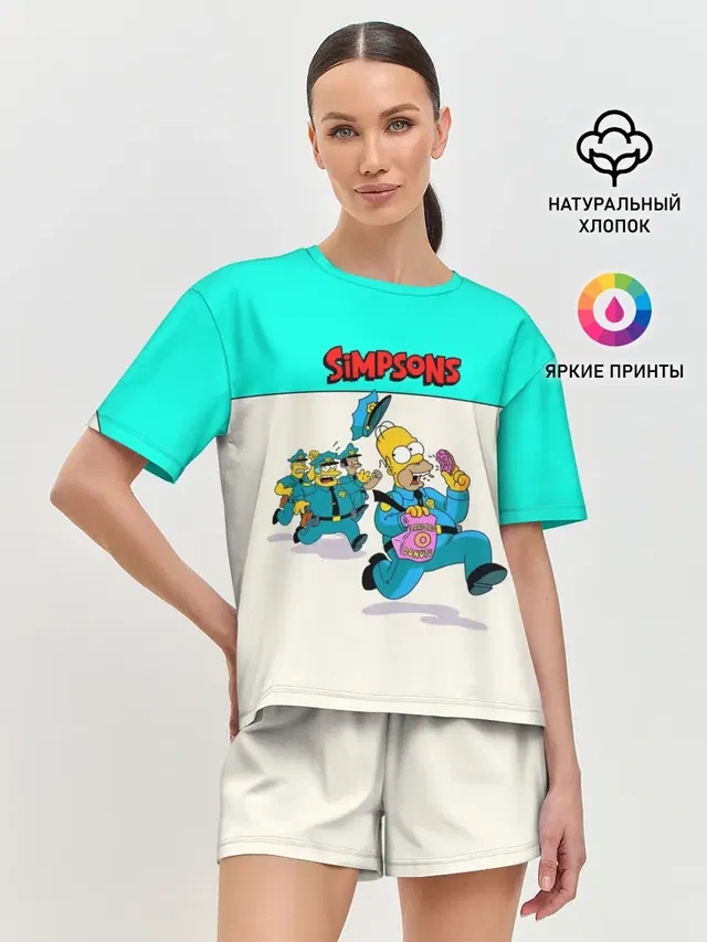 Женская пижама с шортами