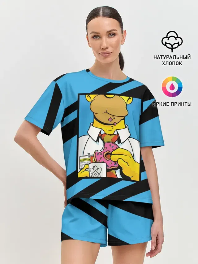 Женская пижама с шортами