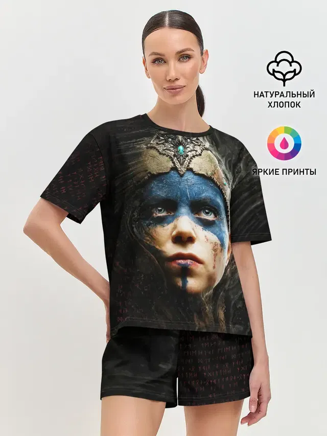 Женская пижама с шортами