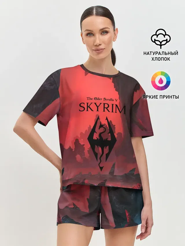 Женская пижама с шортами