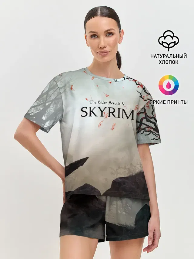 Женская пижама с шортами