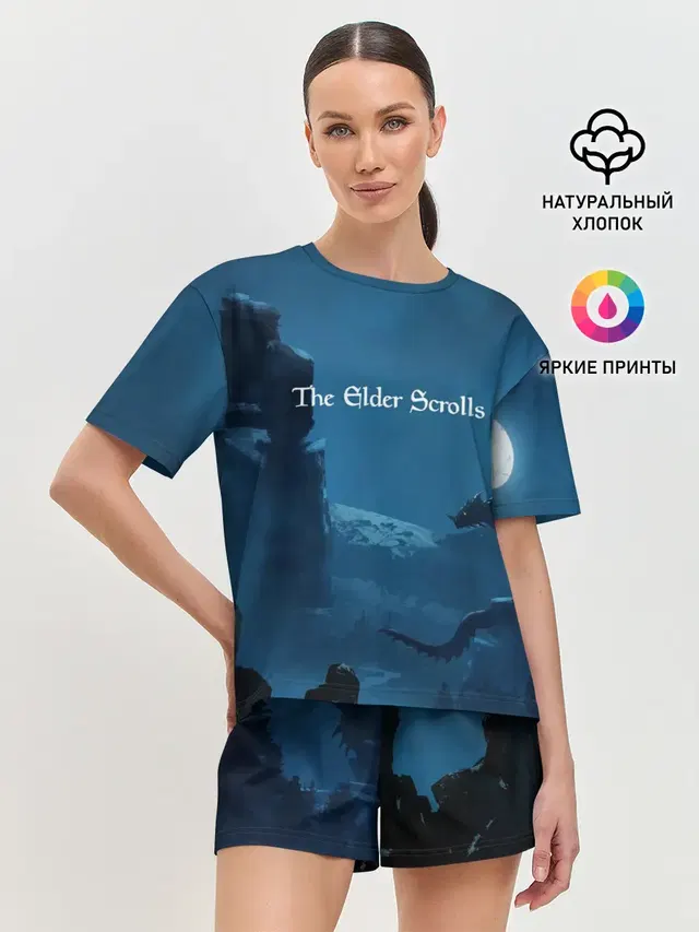 Женская пижама с шортами
