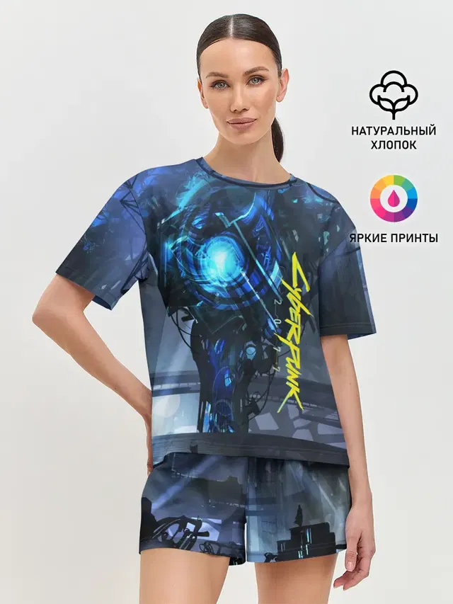 Женская пижама с шортами