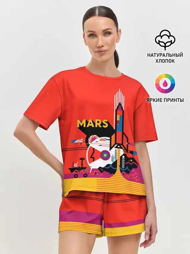 Женская пижама с шортами