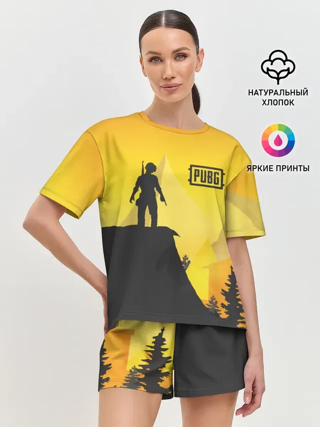 Женская пижама с шортами