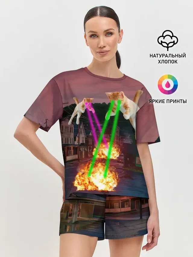 Женская пижама с шортами