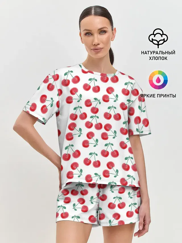 Женская пижама с шортами
