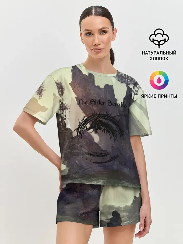 Женская пижама с шортами