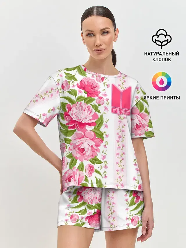 Женская пижама с шортами