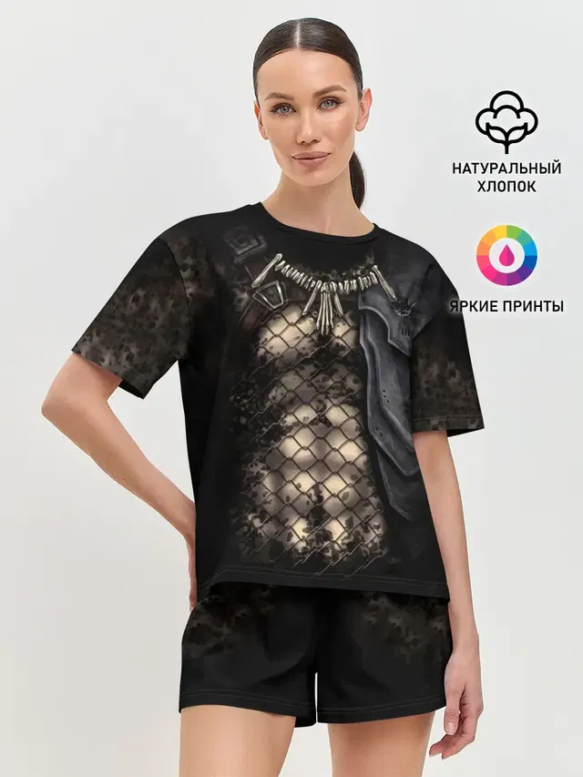 Женская пижама с шортами