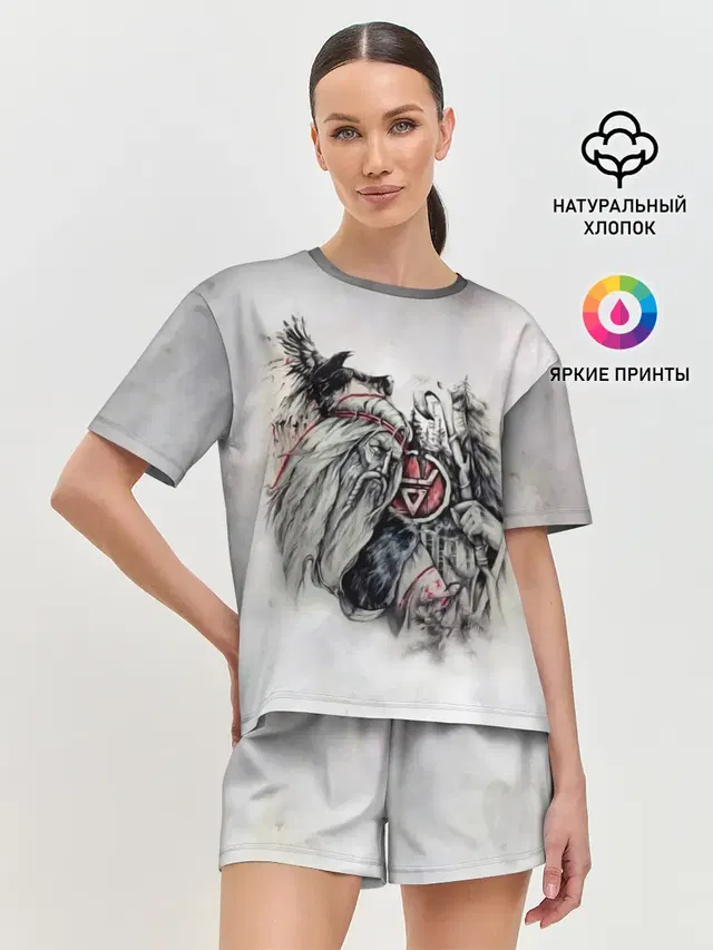 Женская пижама с шортами