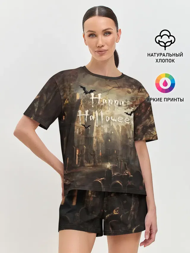 Женская пижама с шортами