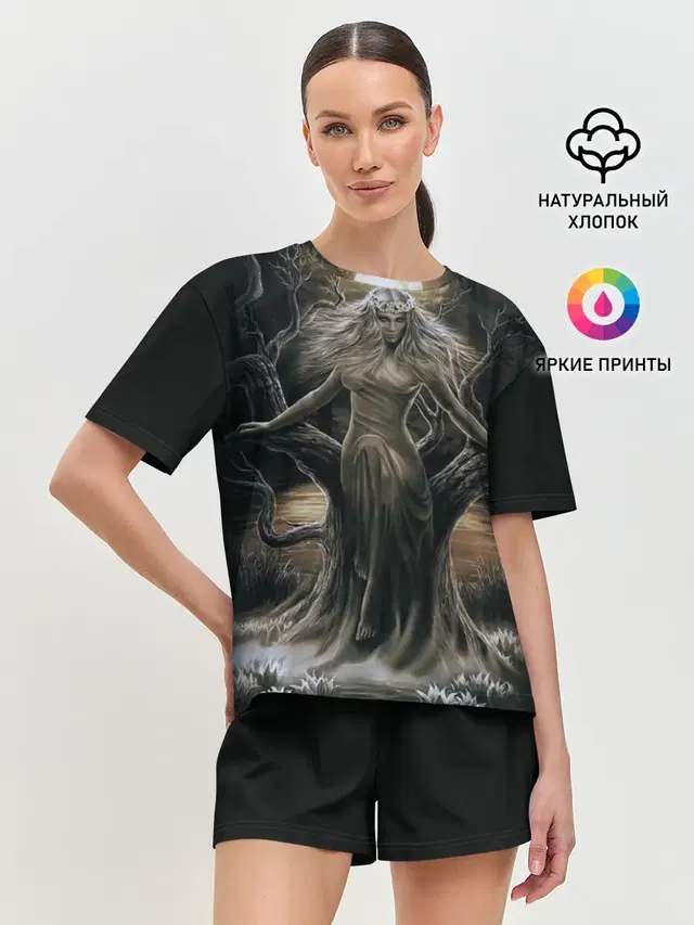 Женская пижама с шортами