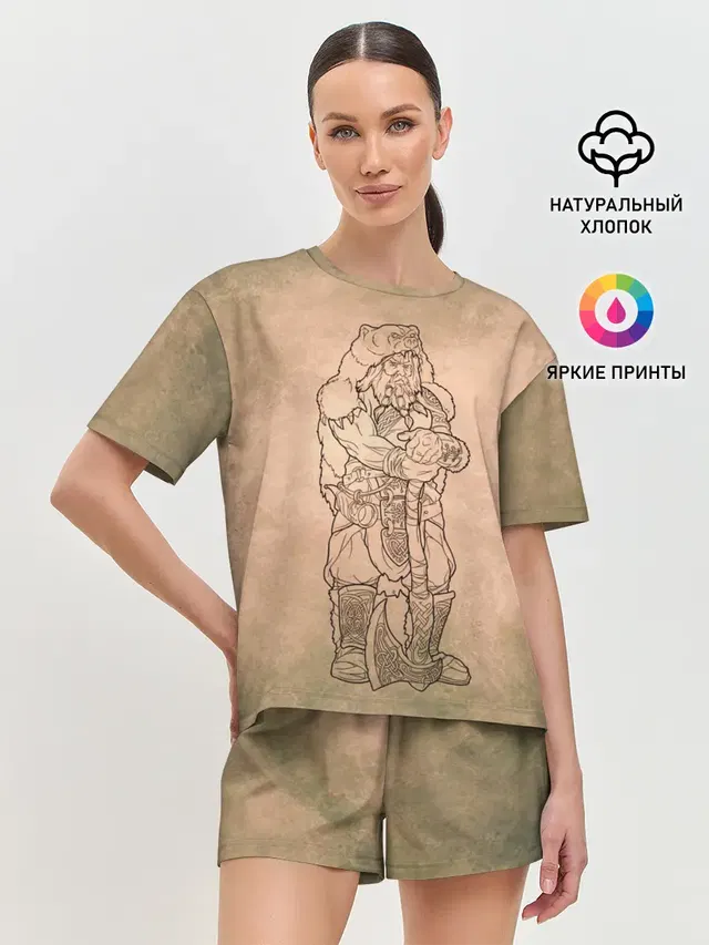 Женская пижама с шортами