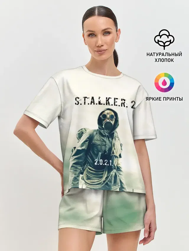 Женская пижама с шортами
