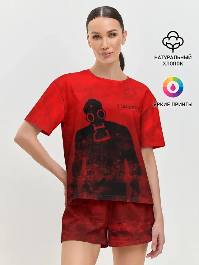 Женская пижама с шортами