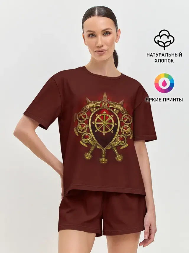 Женская пижама с шортами